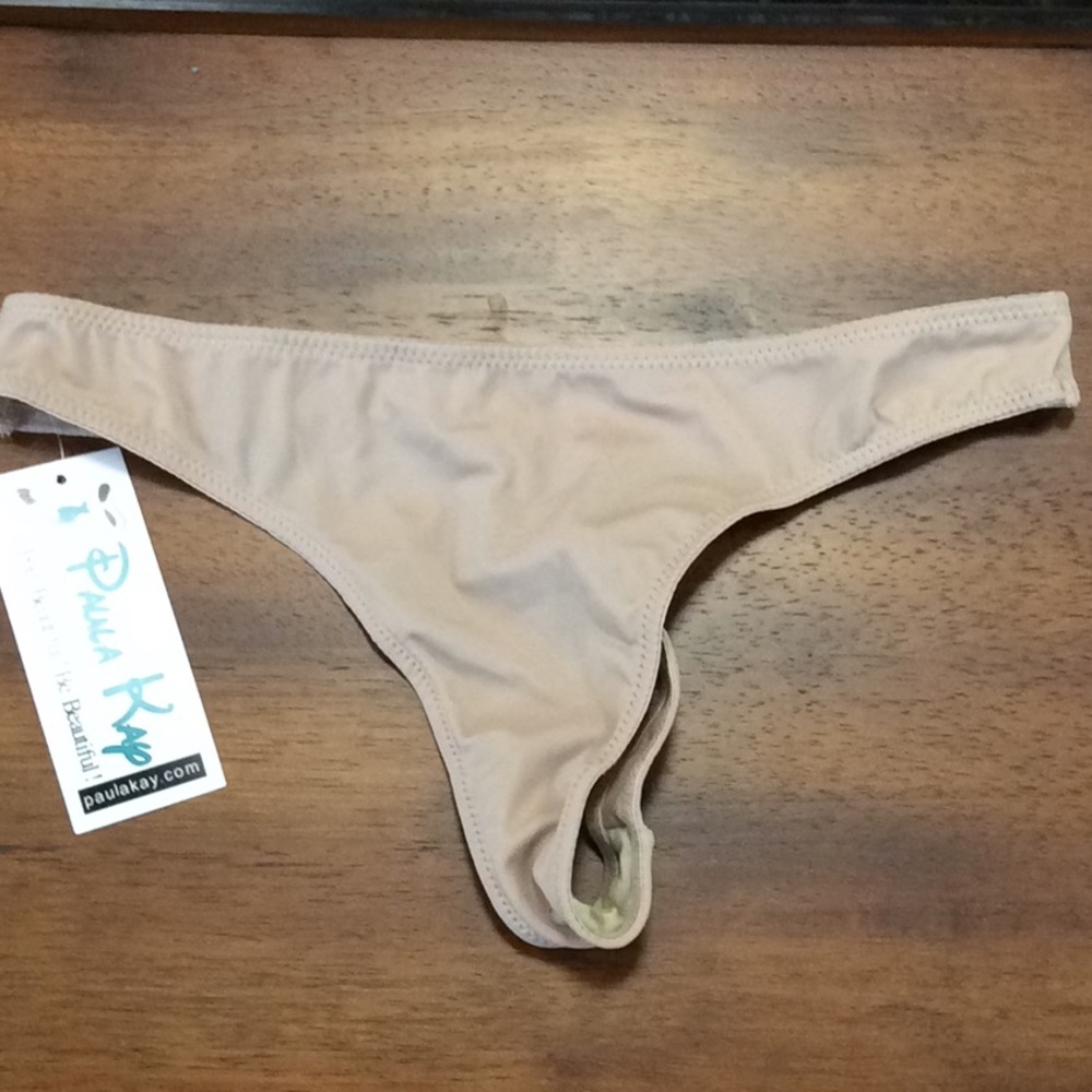 NWT Beige thong